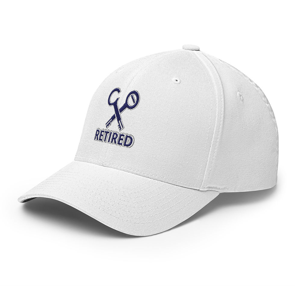 Thumbnail: C/O Retired Off duty cap Navy/White