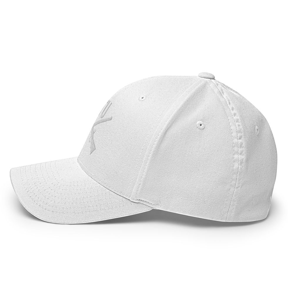 Thumbnail: Correctional Apparel FTU Twin Logo White Embroidered Twill Cap