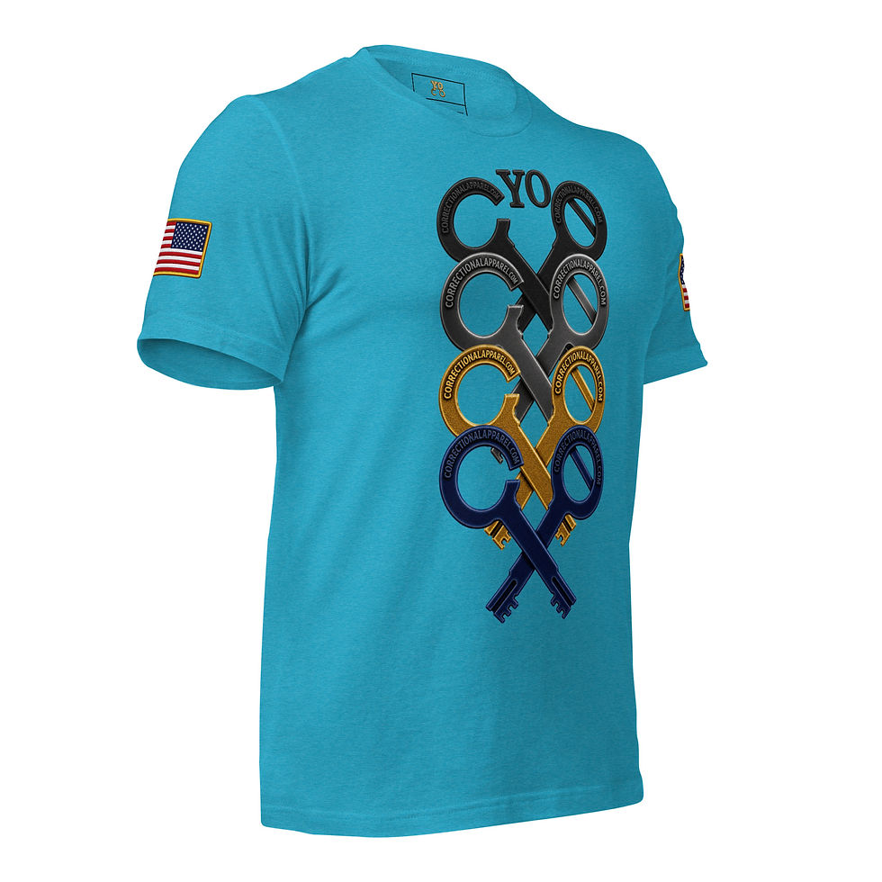 Thumbnail: YO C/O Correction Officer Key Control Unisex t-shirt
