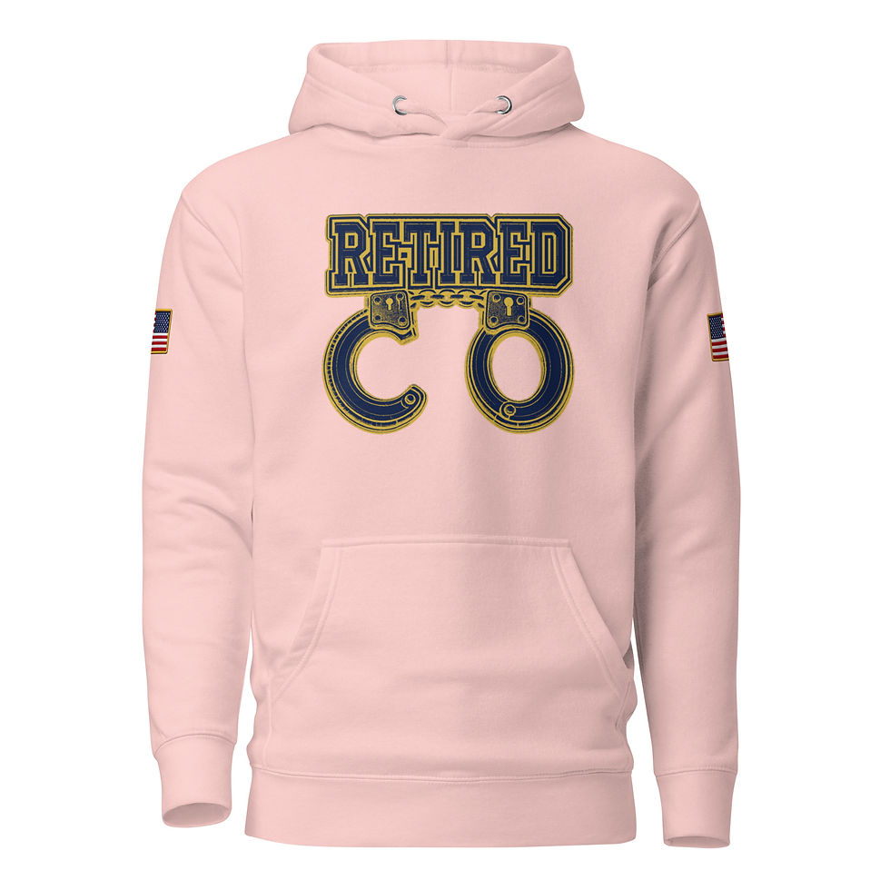 Thumbnail: YO C/O Retired Navy/Gold logo Flag Unisex Hoodie