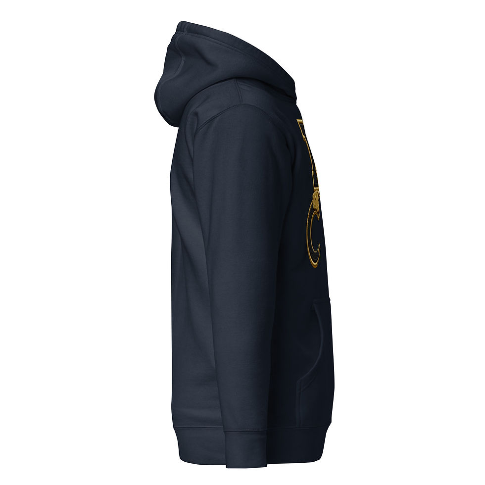 Thumbnail: YO C/O Black & Gold Logo Correctional Officer Hoodie