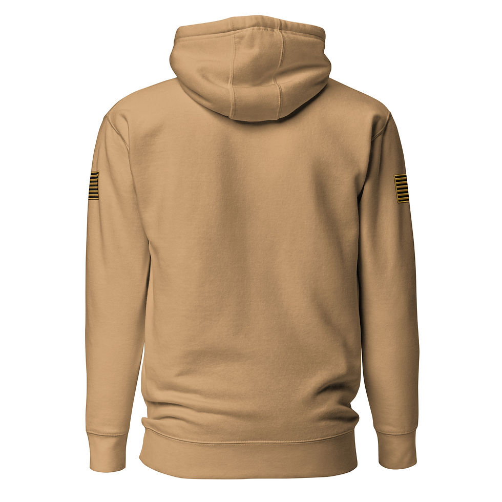 Thumbnail: Correctional Apparel Signal 2 Gold Flag/Logo dtf Unisex Hoodie