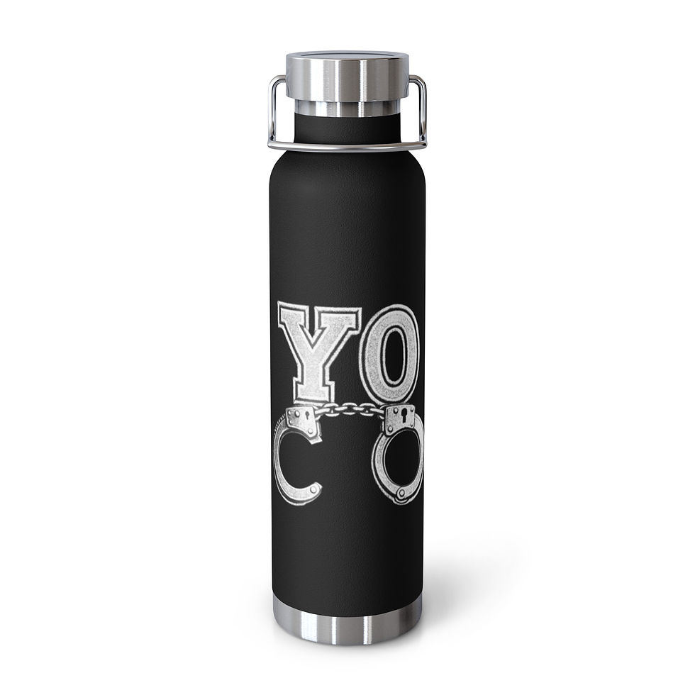 Thumbnail: YO C/O Silver/Black logo Copper Vacuum Insulated Bottle