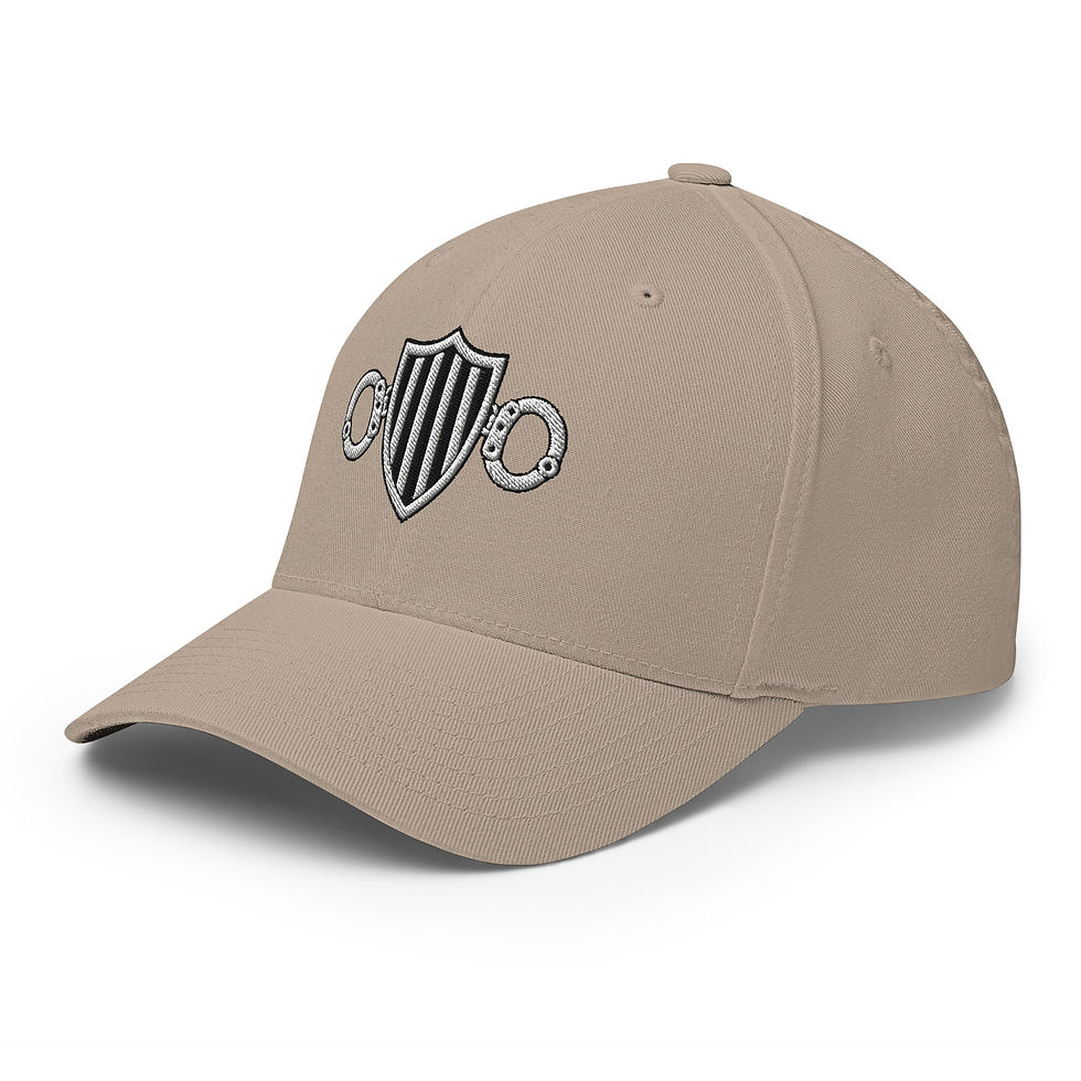 Thumbnail: Master Correction Officer Black/White Embroidered logo Twill Cap