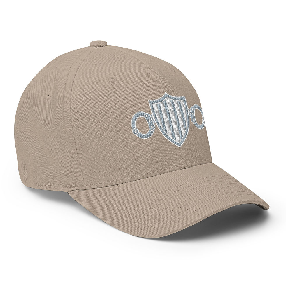 Thumbnail: Master Correction Officer White/Silver Embroidered logo Twill Cap