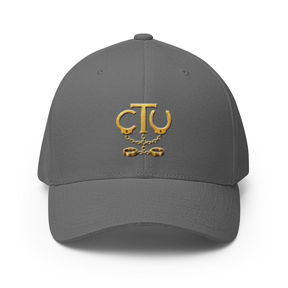 Thumbnail: Correctional Apparel Gold CTU Logo Embroidered Twill Cap