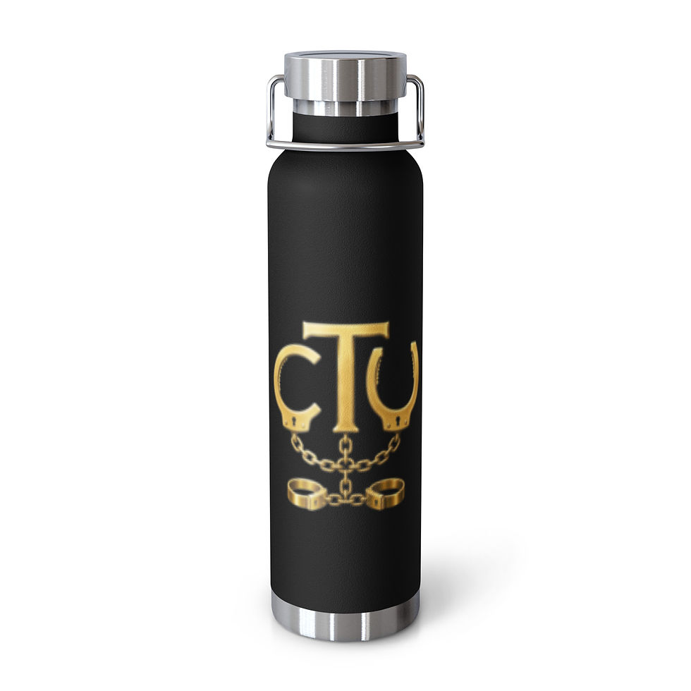 Thumbnail: Correctional Apparel CTU CTU Gold logo Copper Vacuum Insulated Bottle