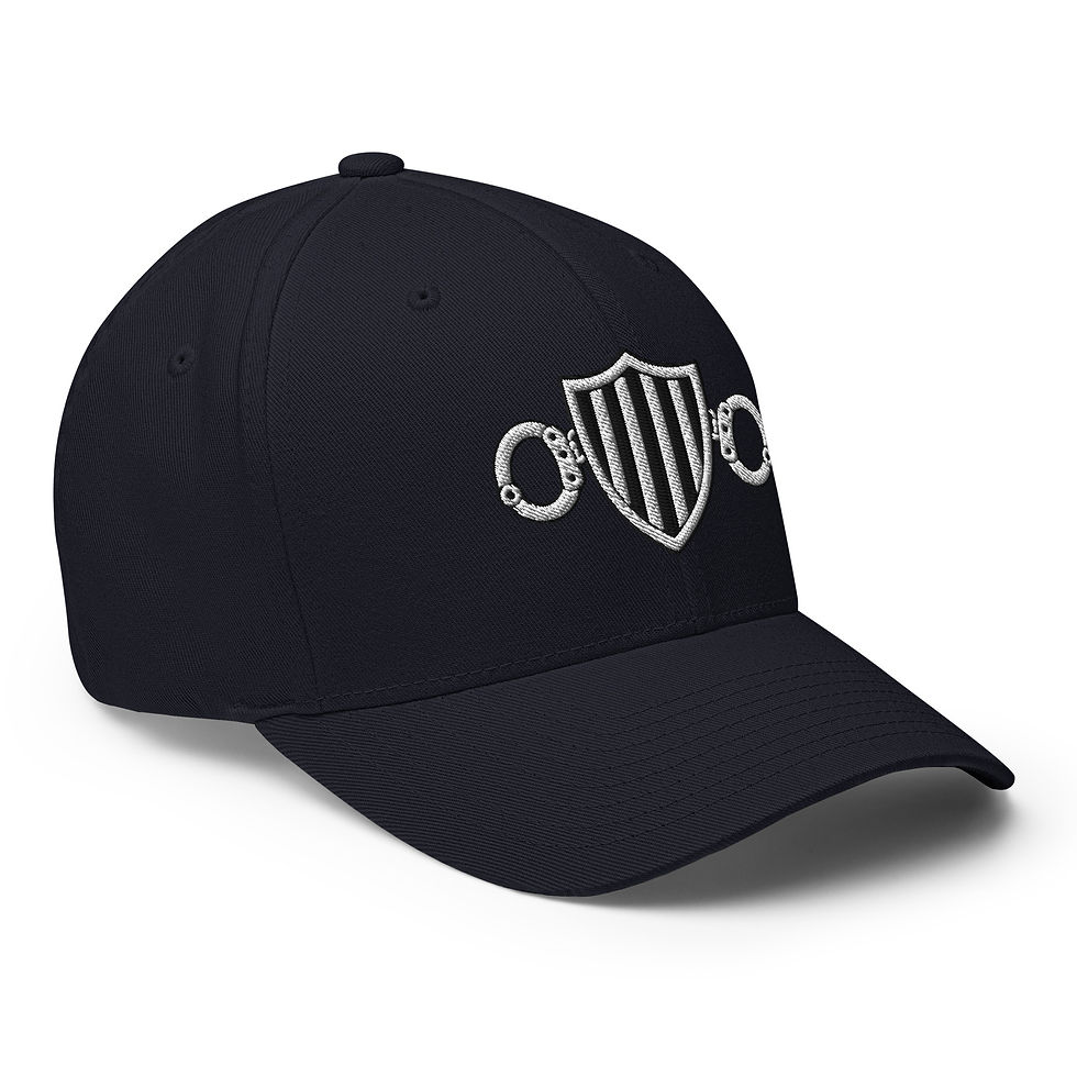 Thumbnail: Master Correction Officer Black/White Embroidered logo Twill Cap