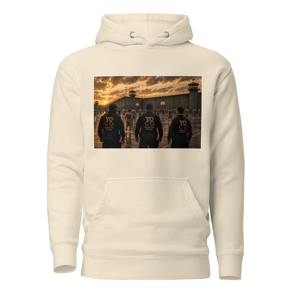 Thumbnail: YO C/O Rec Yard Correctional Officer Premium Hoodie – Design 2