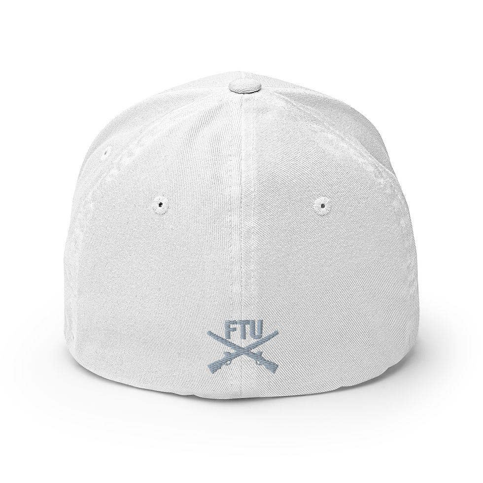 Thumbnail: Correctional Apparel FTU Twin Logo Silver Embroidered Twill Cap