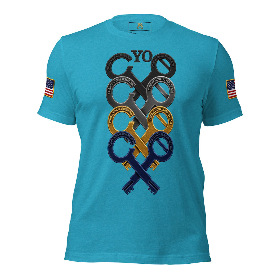 Thumbnail: YO C/O Correction Officer Key Control Unisex t-shirt