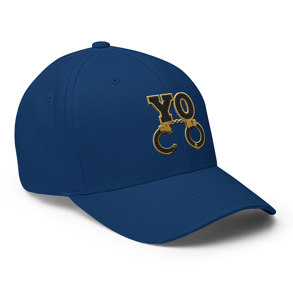 Thumbnail: YO C/O Black/Gold Logo Embroidered Twill Cap