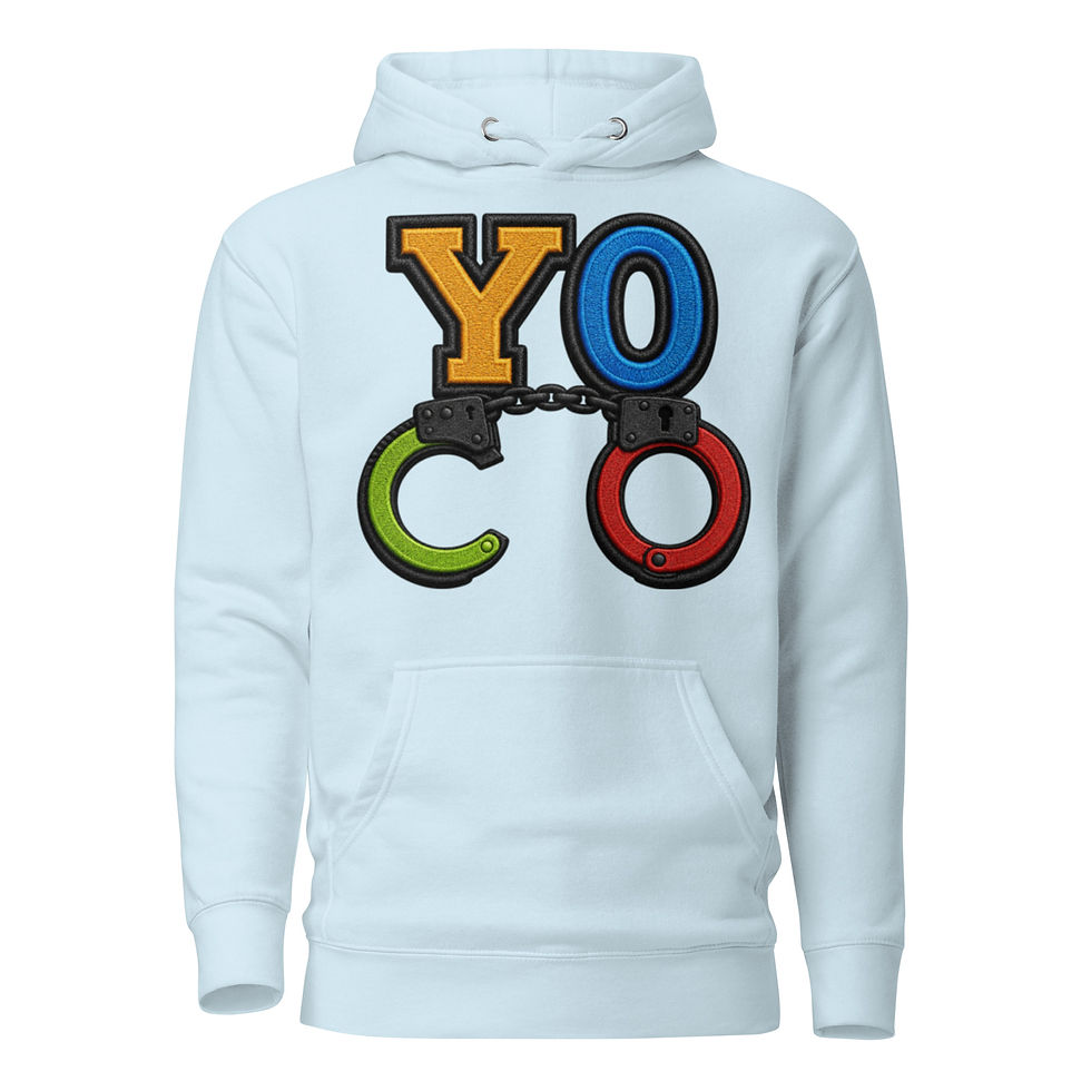 Thumbnail: YO C/O Color & Black Logo Correctional Officer Hoodie