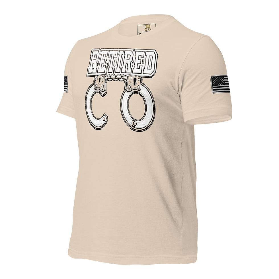 Thumbnail: YO C/O Retired White/Black logo Flag Unisex T-Shirt