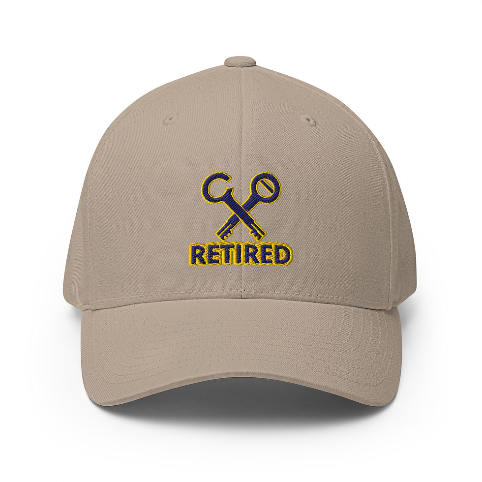 Thumbnail: C/O Retired Off duty cap Navy/Gold