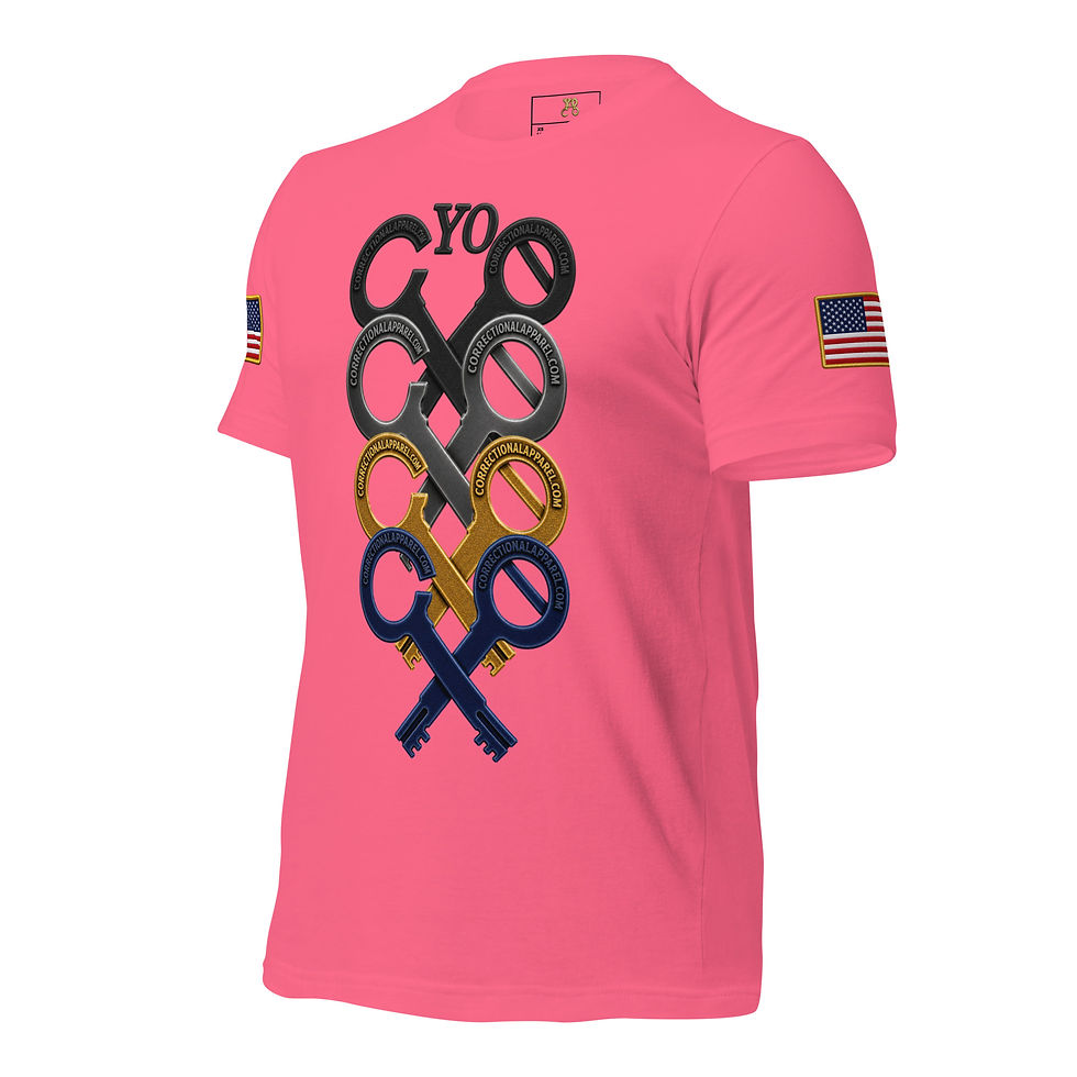 Thumbnail: YO C/O Correction Officer Key Control Unisex t-shirt
