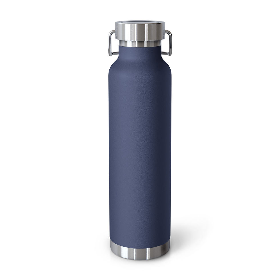 Thumbnail: YO C/O Black/White logo Copper Vacuum Insulated Bottle