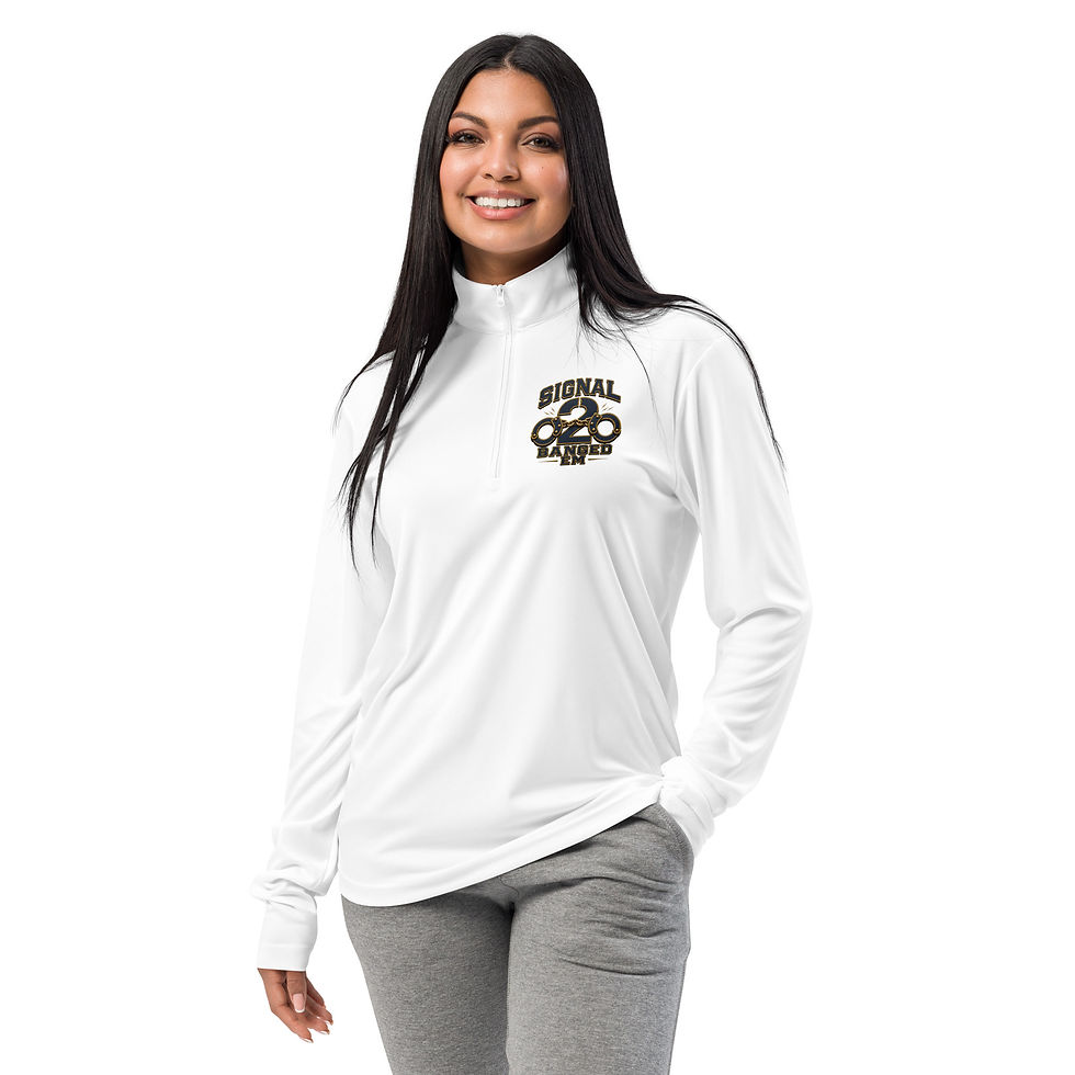 Thumbnail: Signal 2 Banged em Custody Supervisor quarter-zip pullover