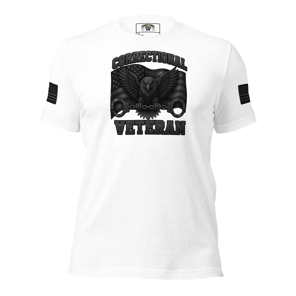 Thumbnail: Correctional Pro Veteran Stealth Unisex t-shirt