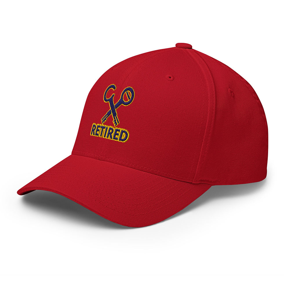 Thumbnail: C/O Retired Off duty cap Navy/Gold