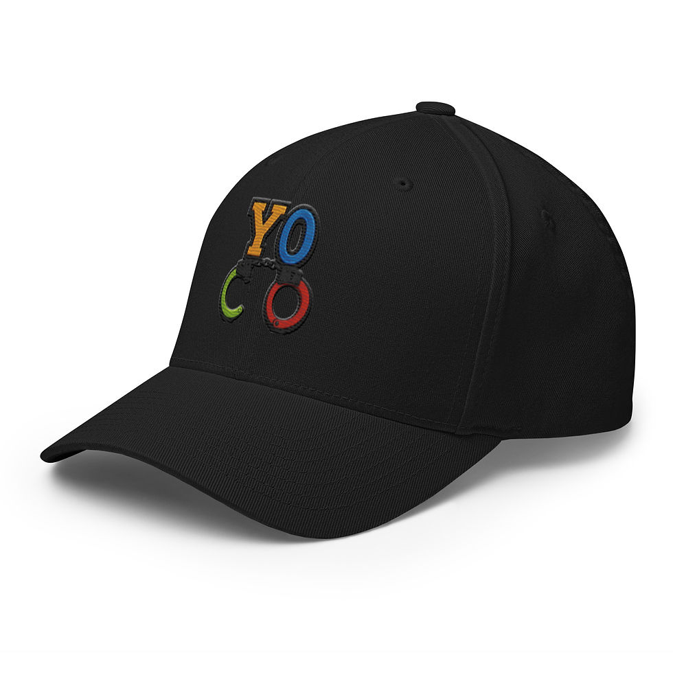 Thumbnail: YO C/O Color/Black Logo Embroidered Twill Cap