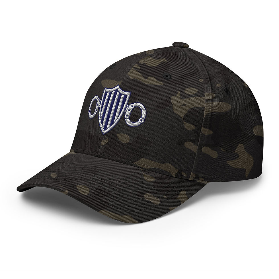 Thumbnail: Master Correction Officer Navy/White Embroidered logo Twill Cap