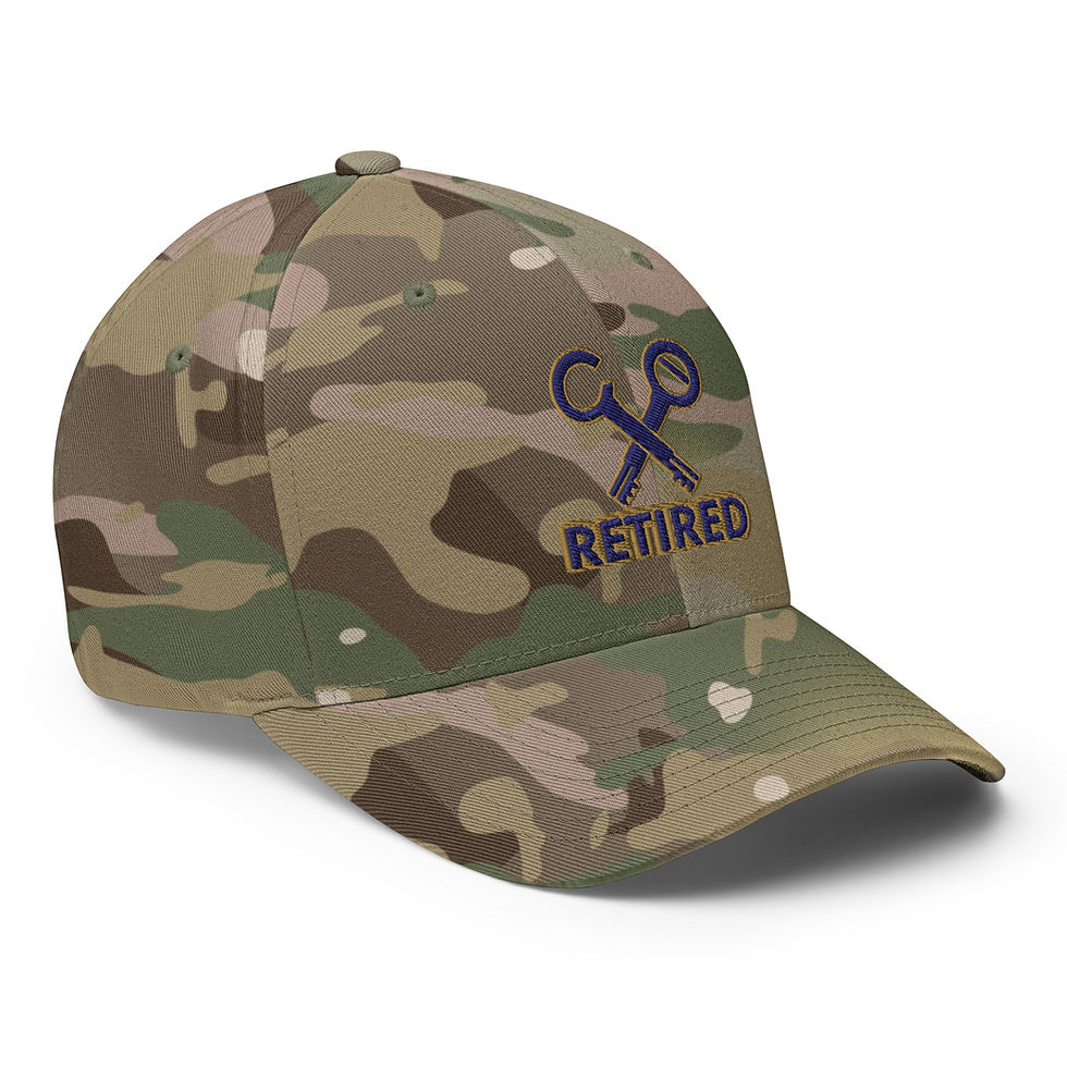 Thumbnail: C/O Retired Off duty cap Navy/Old Gold