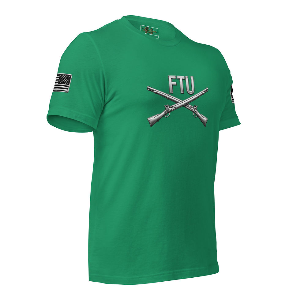 Thumbnail: Correctional Apparel FTU Silver FTU logo Flag Unisex T-Shirt