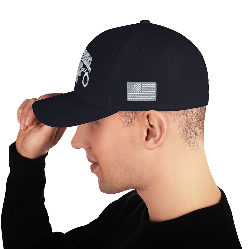 Thumbnail: Correctional Pro Code Grey USA Embroidered Twill Cap