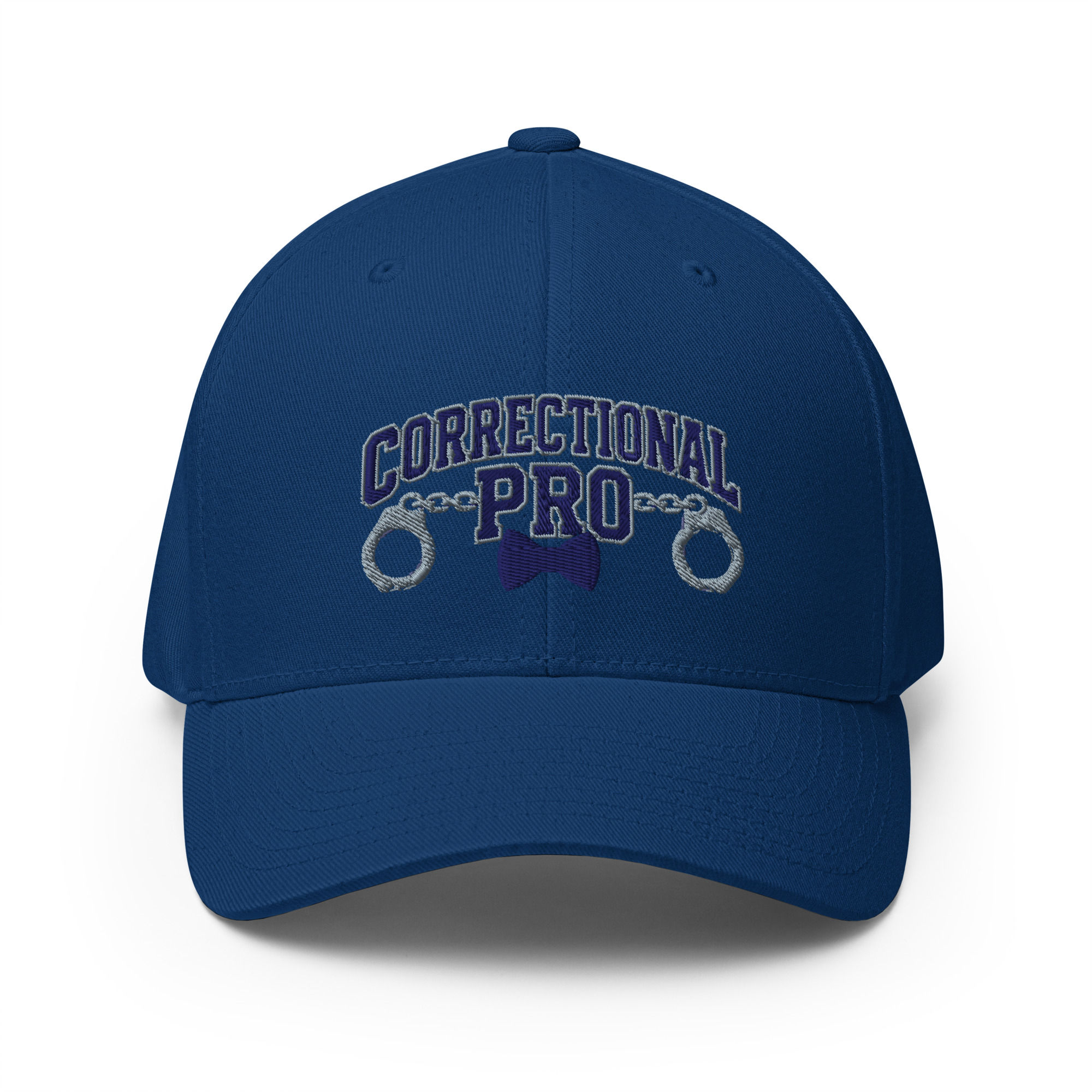 Correctional Pro logo Navy/Silver Embroidered USA Twill Cap
