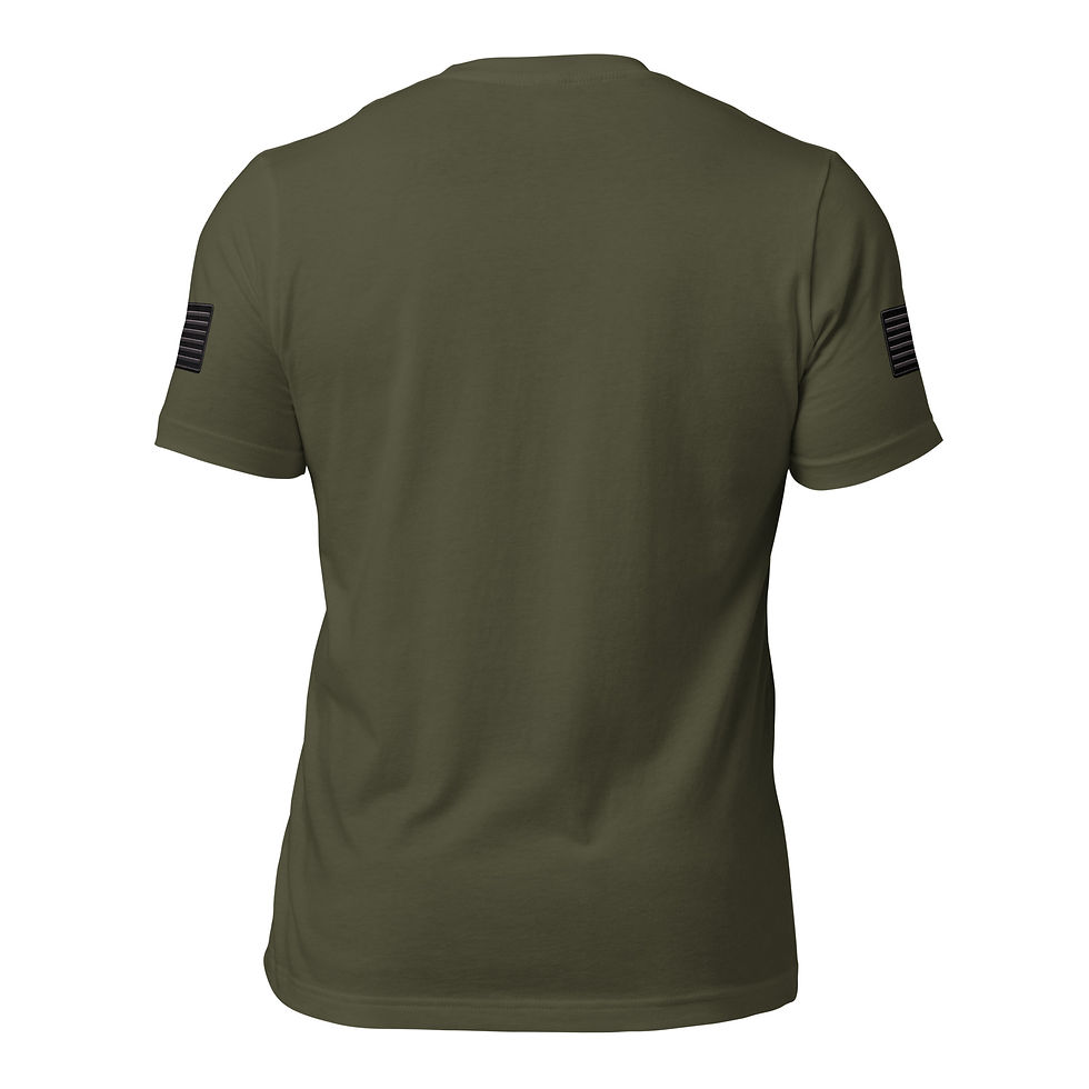 Thumbnail: Correctional Apparel Stealth logo Flag Unisex T-Shirt