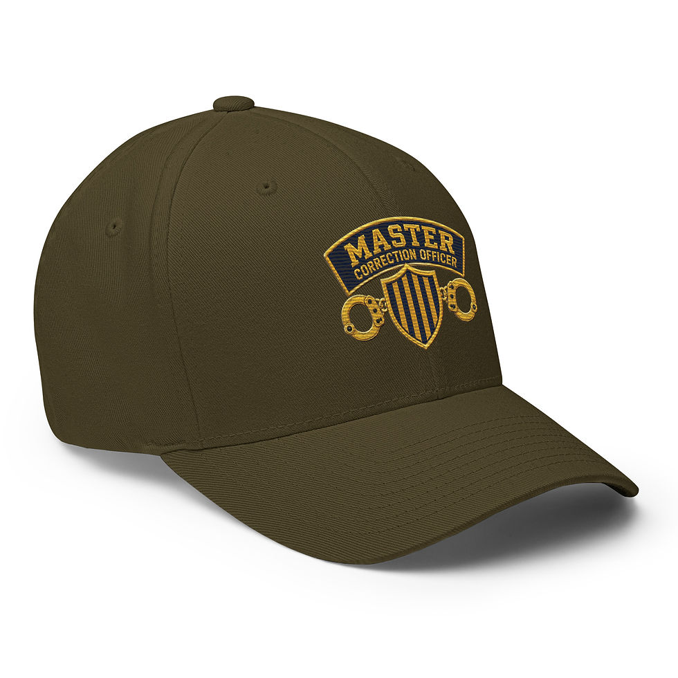 Thumbnail: Premier Master Correction Officer Embroidered logo Twill Cap
