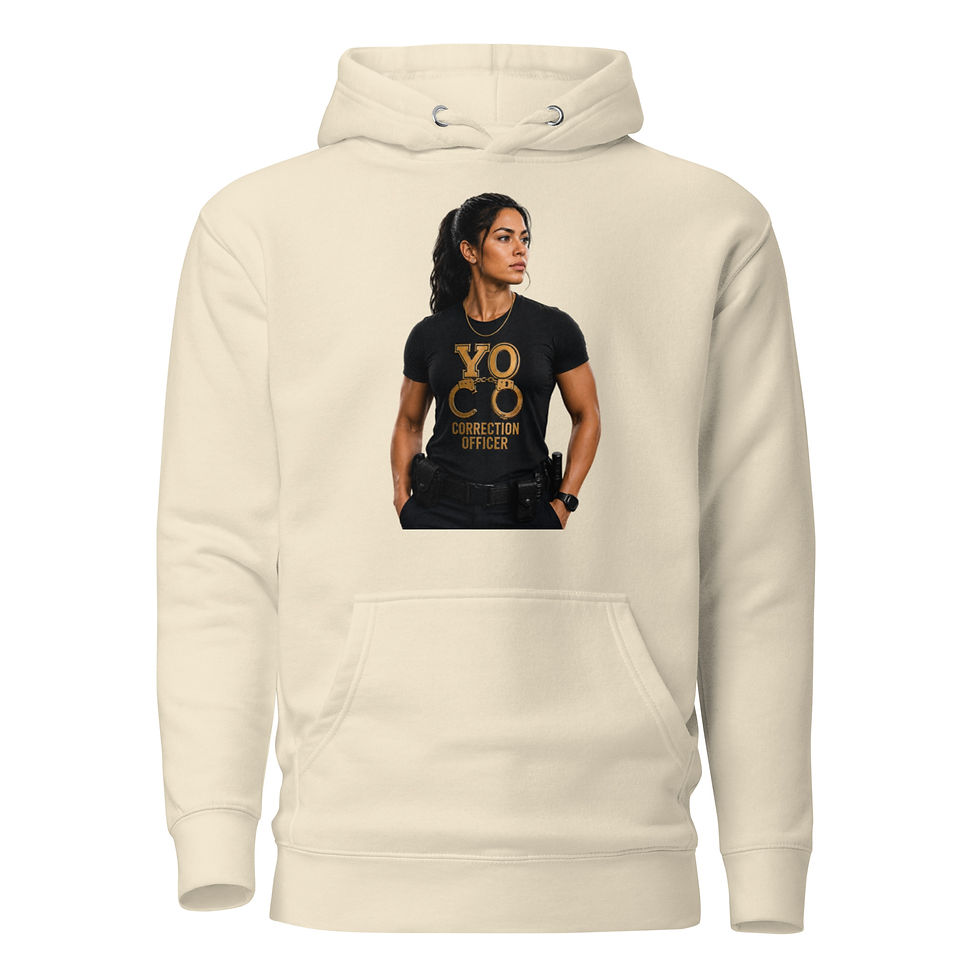 Thumbnail: YO C/O Officer Correctional Apparel Premium Hoodie – Design 6