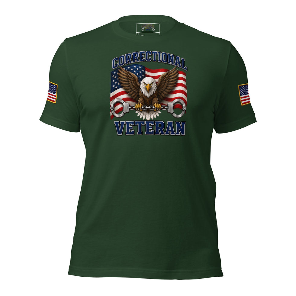Thumbnail: Correctional Pro Veteran Premier ll Unisex t-shirt