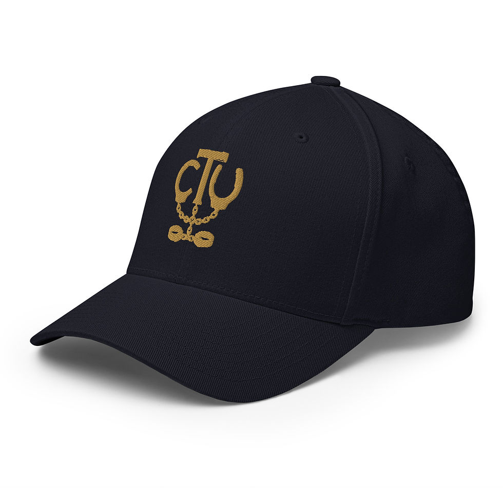 Thumbnail: Correctional Apparel CTU Old Gold logo Embroidered Twill Cap
