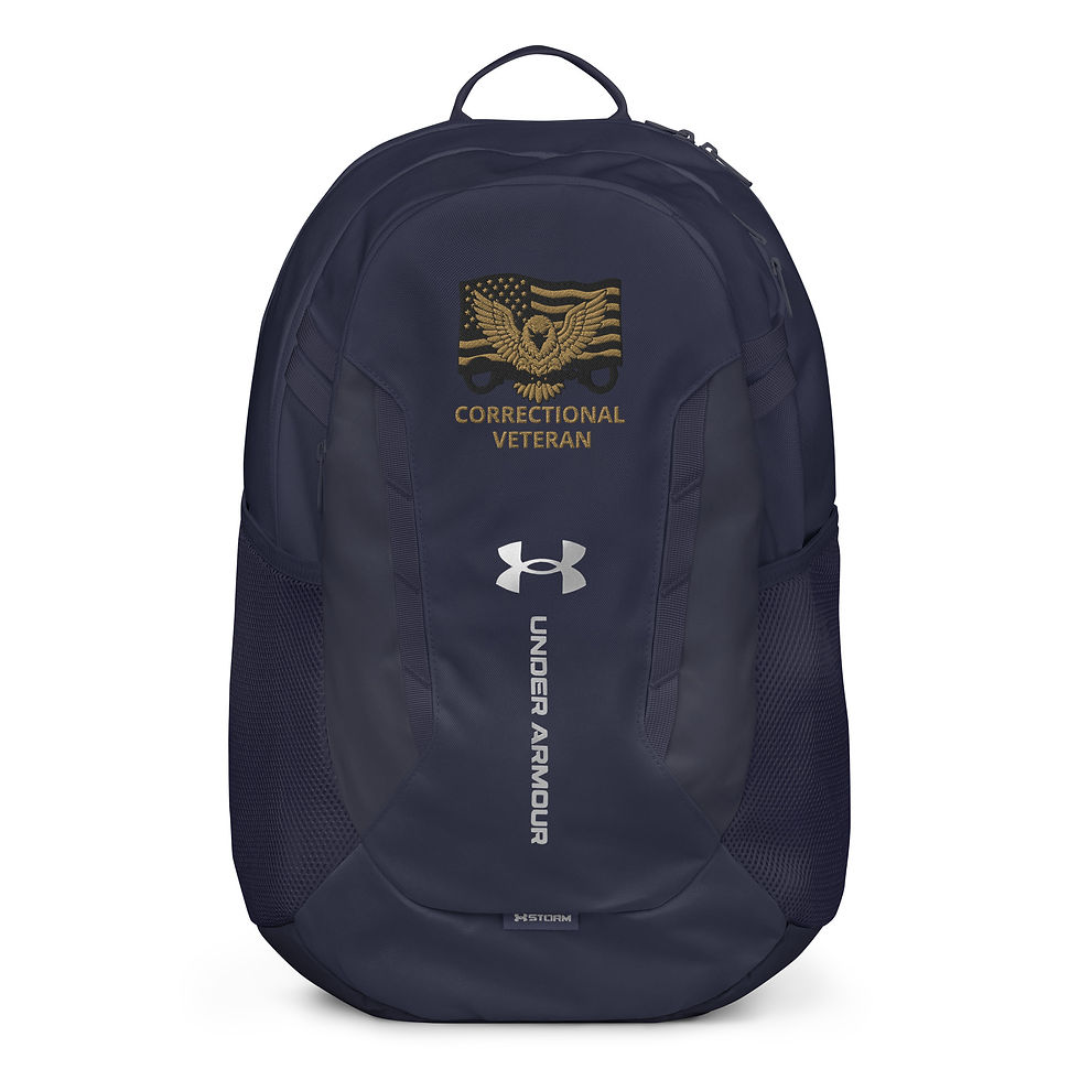 Thumbnail: Correctional Pro Veteran Prestige Embroidered Under Armour® Backpack