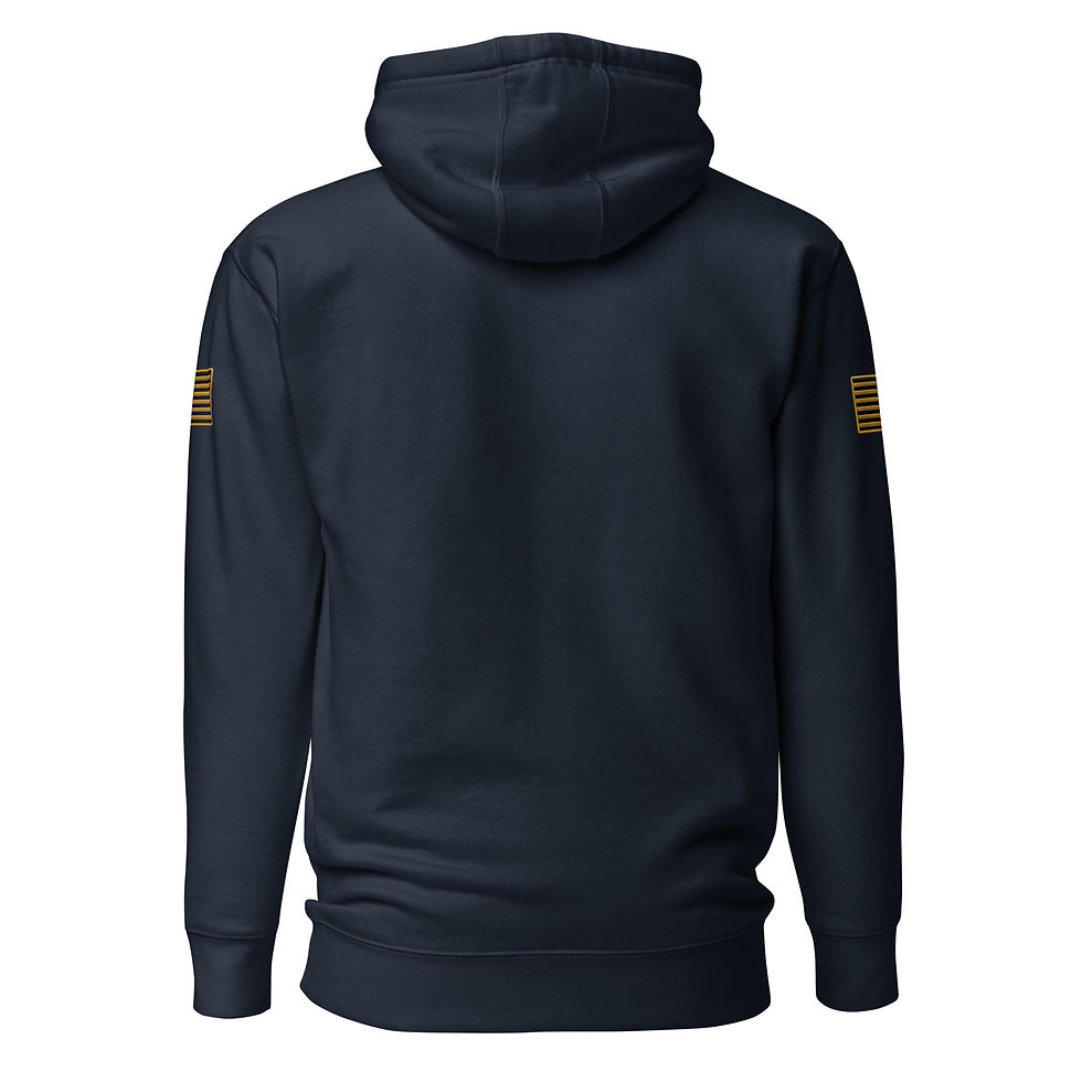 Thumbnail: Correctional Apparel CTU CTU Gold Logo Flag Unisex Hoodie