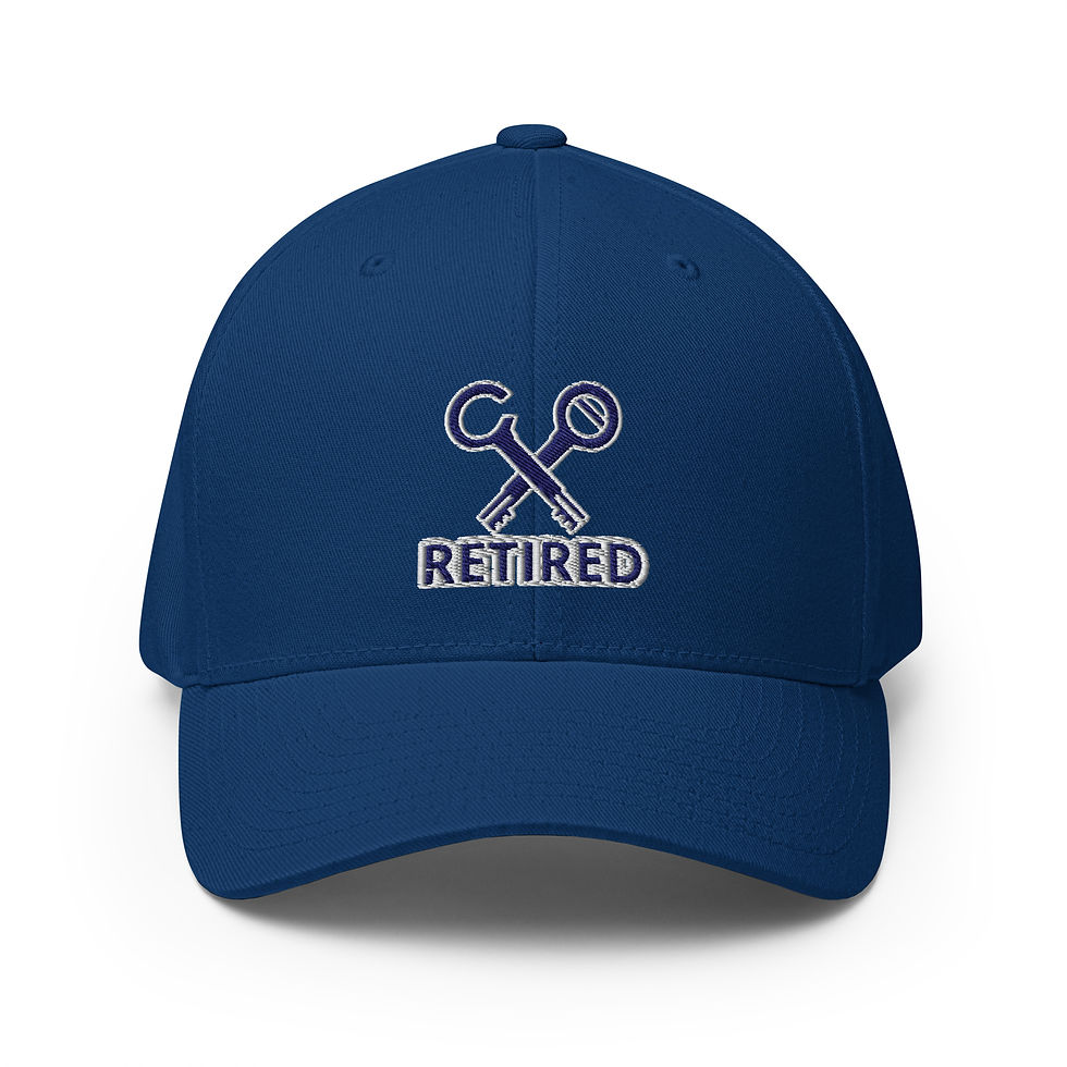 Thumbnail: C/O Retired Off duty cap Navy/White