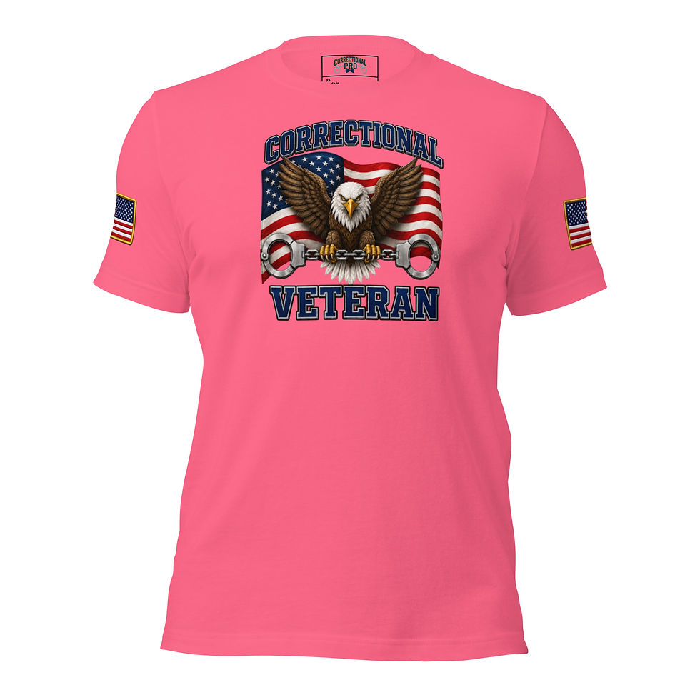 Thumbnail: Correctional Pro Veteran Premier ll Unisex t-shirt