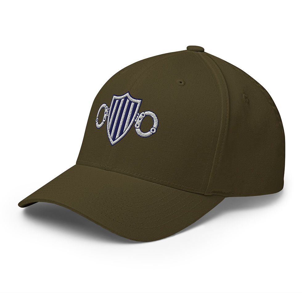 Thumbnail: Master Correction Officer Navy/White Embroidered logo Twill Cap