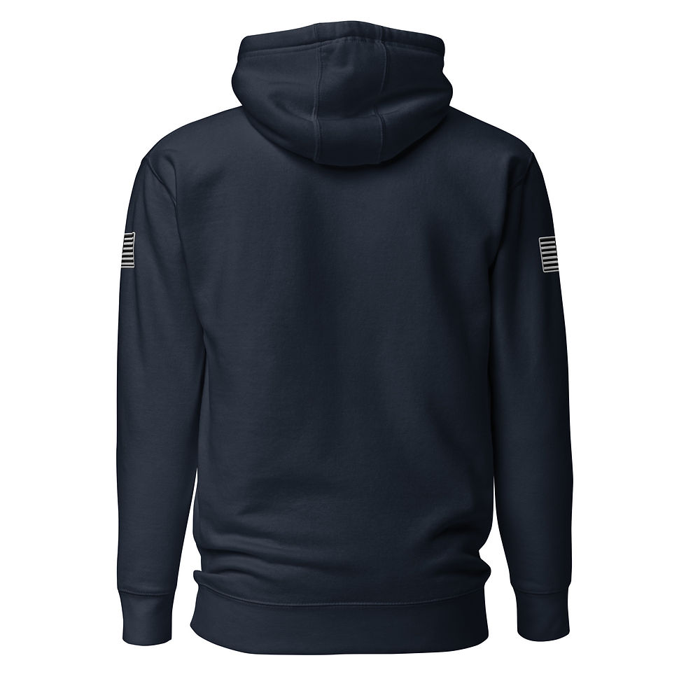 Thumbnail: YO C/O Silver logo Flag Unisex Hoodie