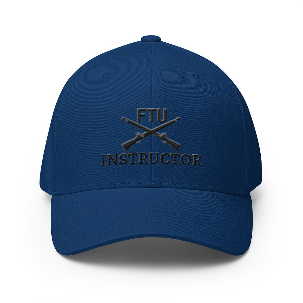 Thumbnail: Correctional Apparel FTU Logo Instructor Stealth Embroidered Twill Cap