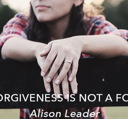 Why forgiveness is not a formula