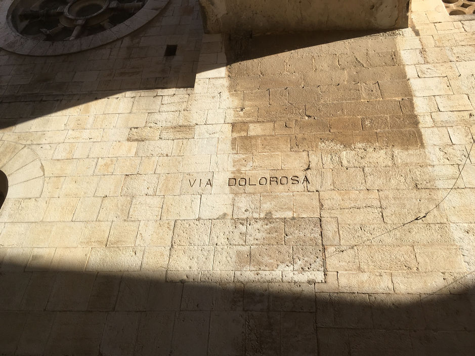 Walking in Jesus' footsteps - Via Dolorosa