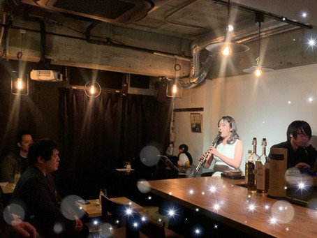 昨夜のクラリネットライブ♪