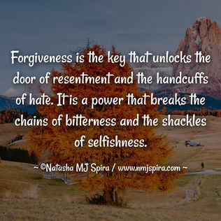 Forgiveness is...