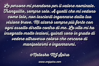 Le persone mi prendono...