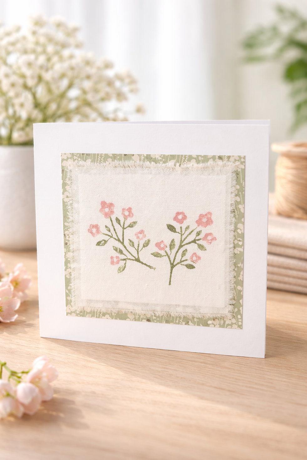 Stationery - floral greeting card