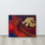 Miniatura: Quadro Moderno di Gustave de la Reine. Stampa su tela Premium. titolo: so liebe dich