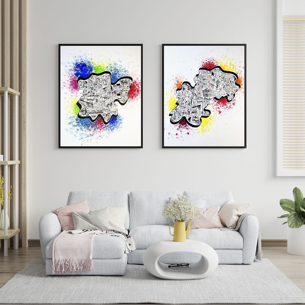 Miniaturbild: Stampa su tela di Sun, quadro moderno di gustave de la reine. mockup
